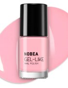 NOBEA Day-to-Day Gel-like Nail Polish лак за нокти с гел ефект цвят Salmon nude #N62 6 мл.