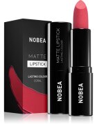 NOBEA Day-to-Day Matte Lipstick матиращо червило цвят Coral #M17 3 гр.