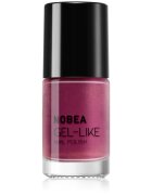NOBEA Metal Gel-like Nail Polish лак за нокти с гел ефект цвят Pearl cherry #N55 6 мл.