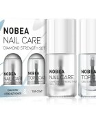 NOBEA Nail Care Diamond Strength Set комплект лак за нокти Diamond strength set