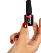 NOBEA UV & LED Nail Polish гел лак за нокти с използване на UV/LED лампа бляскав цвят Warm red #25 6 мл.