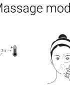 Notino Beauty Electro Collection Facial cleansing brush and heating eye massager почистваща четка за лице и масажен уред за очи със заграяваща функция