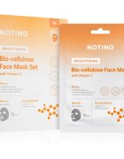 Notino Brightening Bio-Cellulose Face Mask with Vitamin C комплект платнени маски за озаряване на лицето