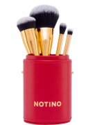 Notino Gift Set Make-up Brushes and Sponge Gift Set комплкет четки с калъф