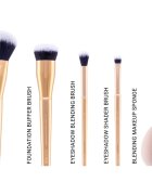 Notino Gift Set Make-up Brushes and Sponge Gift Set комплкет четки с калъф