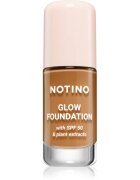 Notino Glow Foundation With SPF 50 & Plant Extracts озаряващ фон дьо тен SPF 50 01 Medium Deep Warm 30 мл.