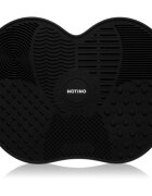 Notino Makeup Brushes Silicone Cleaning Mat For Make-Up Brushes почистваща подложка за четки Black 1 бр.