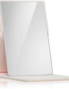 Notino Mirrors Compact Mirror козметично огледалце Leatherette Beige 1 бр.