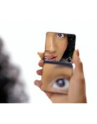 Notino Mirrors Magnifying Compact Mirror козметично огледалце Black 1 бр.