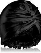 Notino Silk Collection Hair wrap копринен тюрбан за коса Black 1 бр.