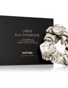 Notino Silk Collection Large scrunchie копринен ластик за коса Cream 1 бр.