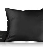 Notino Silk Collection Pillowcase копринена калъфка за възглавница Black 50x60 см