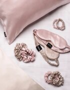Notino Silk Collection Small Scrunchie Set комплект копринени ластици за коса цвят Cream