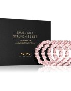 Notino Silk Collection Small Scrunchie Set комплект копринени ластици за коса цвят Pink