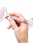 Notino Skincare Tools Rose Quartz Massage Roller масажно приспособление за зоната на лицето и очите 1 бр.