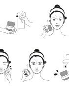 Notino Spa Collection Double-sided cleansing brush четка за почистване на кожата Grey