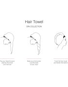 Notino Spa Collection Hair Towel хавлия За коса Pink 1 бр.