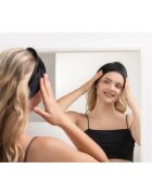 Notino Spa Collection Spa headband and make-up removal pads set комплект за премахване на грим и спа лента за глава Black 7 бр.