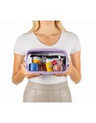 Notino Travel Collection Clear Organizer Set комплект за пътуване Purple 4 бр.