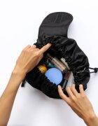 Notino Travel Collection Drawstring Make-Up Bag широка чанта за грим Black 1 бр.