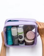 Notino Travel Collection Extra Large Clear Organizer прозрачна козметична чантичка XL Purple 275x20x125 cm 1 бр.