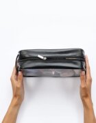 Notino Travel Collection Large Clear Organizer прозрачна козметична чантичка L Black 26x14x85 cm 1 бр.