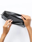 Notino Travel Collection Large Clear Organizer прозрачна козметична чантичка L Black 26x14x85 cm 1 бр.