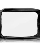 Notino Travel Collection Medium Clear Organizer прозрачна козметична чантичка M Black 24x125x5 cm 1 бр.