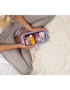 Notino Travel Collection Medium Clear Organizer прозрачна козметична чантичка M Purple 24x125x5 cm 1 бр.