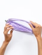 Notino Travel Collection Medium Clear Organizer прозрачна козметична чантичка M Purple 24x125x5 cm 1 бр.