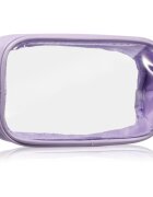Notino Travel Collection Small Clear Organizer прозрачна козметична чантичка транспарентен S Purple 20x10x5 cm 1 бр.