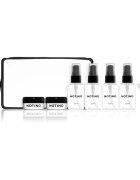 Notino Travel Collection Travel Bottle Set контейнери за пътуване за многократна употреба Black