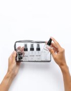 Notino Travel Collection Travel Bottle Set контейнери за пътуване за многократна употреба Black