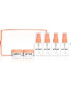 Notino Travel Collection Travel Bottle Set контейнери за пътуване за многократна употреба Peach
