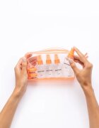 Notino Travel Collection Travel Bottle Set контейнери за пътуване за многократна употреба Peach