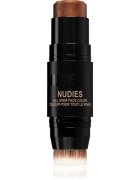 Nudestix Nudies Matte мултифункционален грим за очи устни и лице цвят Deep Maple Eh 7 гр.