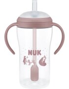 NUK Perfect Match Bear шише със сламка 8m+ 1 бр.