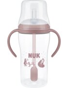 NUK Perfect Match Bear шише със сламка 8m+ 1 бр.