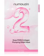 Numbuzin No. 2 Rose PDRN Collagen Plumping Sheet Mask хидратираща платнена маска за озаряване на лицето 5 бр.