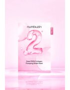 Numbuzin No. 2 Rose PDRN Collagen Plumping Sheet Mask хидратираща платнена маска за озаряване на лицето 5 бр.