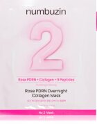 Numbuzin No. 2 Rose PDRN OverNight Collagen Mask дълбоко подхранваща маска за нощ 4 бр.