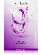 Numbuzin No. 9 NAD Bio Lifting-sil Full Face Mask стягаща колагенова маска с пептиди 4 бр.
