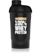 Nutrend Shaker 600 ml спортен шейкър боя Black 1 бр.