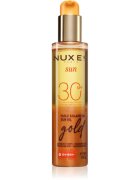 Nuxe Sun Sun Oil Gold SPF 30 слънцезащитно олио за лице и тяло с озаряващ ефект SPF 30 150 мл.