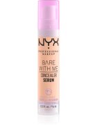 NYX Professional Makeup Bare With Me Concealer Serum овлажняващ коректор 2 в 1 цвят 2.5 Medium Vanilla 96 мл.