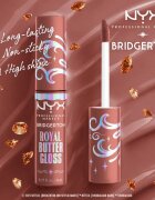 NYX Professional Makeup Bridgerton Royal Butter Gloss блясък за устни цвят 02 Praline 8 мл.