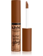 NYX Professional Makeup Butter Gloss Bling блясък за устни с блестящи частици цвят 04 Pay Me In Gold 8 мл.