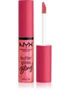 NYX Professional Makeup Butter Gloss Bling блясък за устни с блестящи частици цвят 05 She Got Money 8 мл.