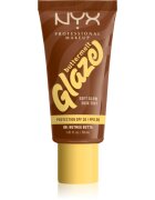 NYX Professional Makeup Buttermelt Glaze озаряващ тониращ флуид SPF 30 цвят 08 Nutmeg Butta мл.