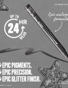 NYX Professional Makeup Epic Ink Glitz металически молив за очи цвят Graphite Glitz 1 мл.
